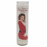 All I Want For Christmas Is You Mariah Carey Prayer Candle