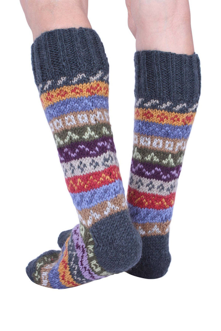 Elveden Long Socks: One Colour