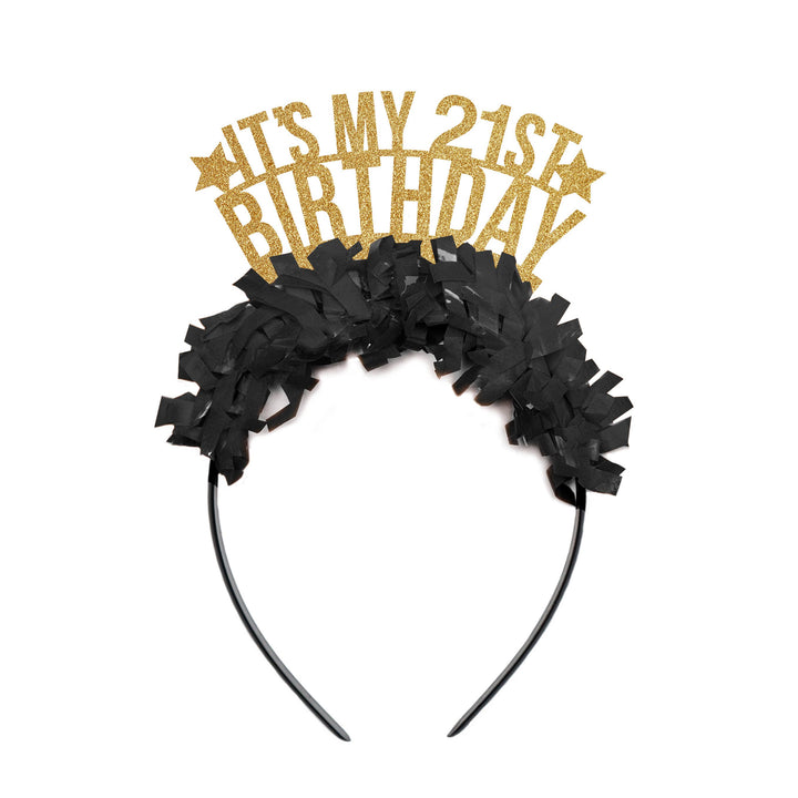 Festive gal Headband It's My 21st birthday