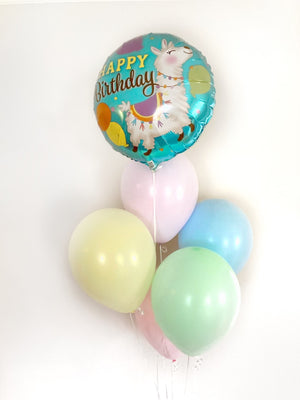 Birthday Llama Balloon Bundle