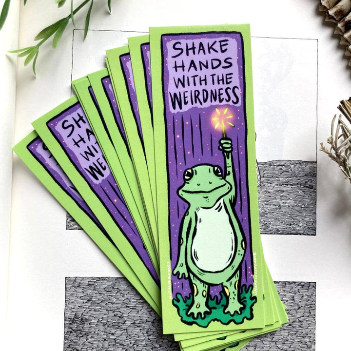 Shapeless Flame Bookmark Shake Hands Weirdness Frog