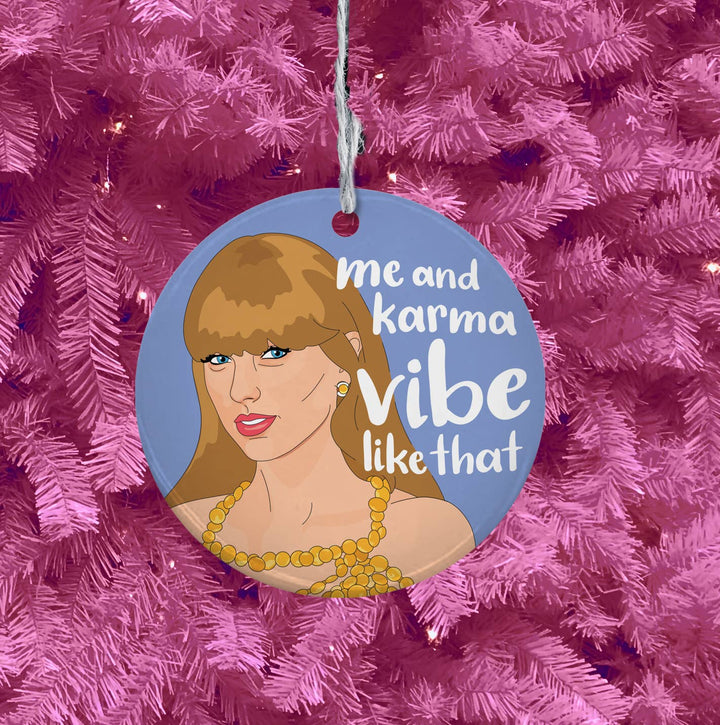 Taylor Swift Karma Ornament