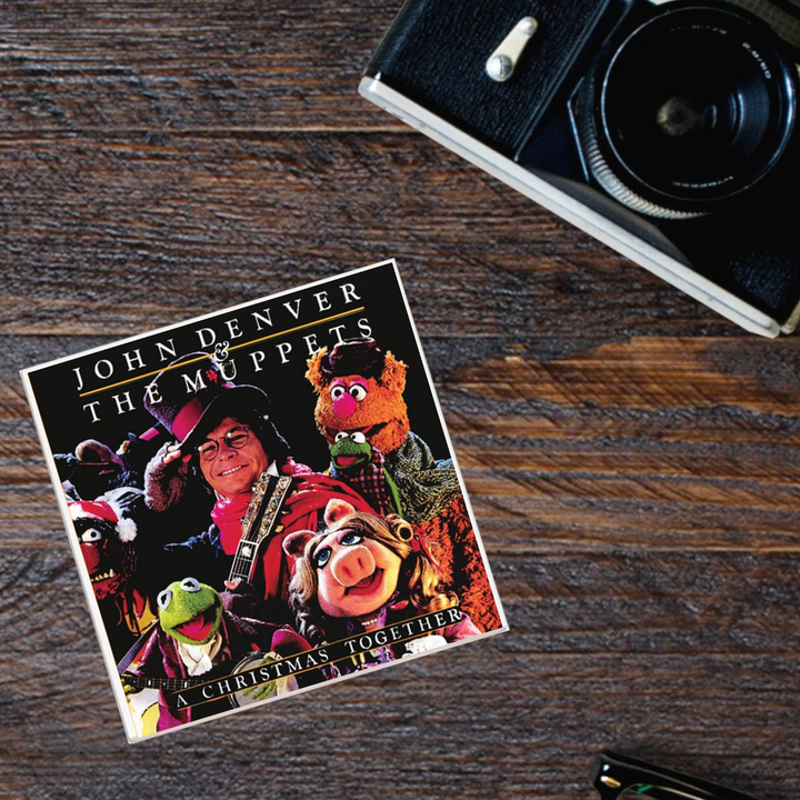 John Denver & The Muppets 'A Christmas Together' Holiday Album Coaster