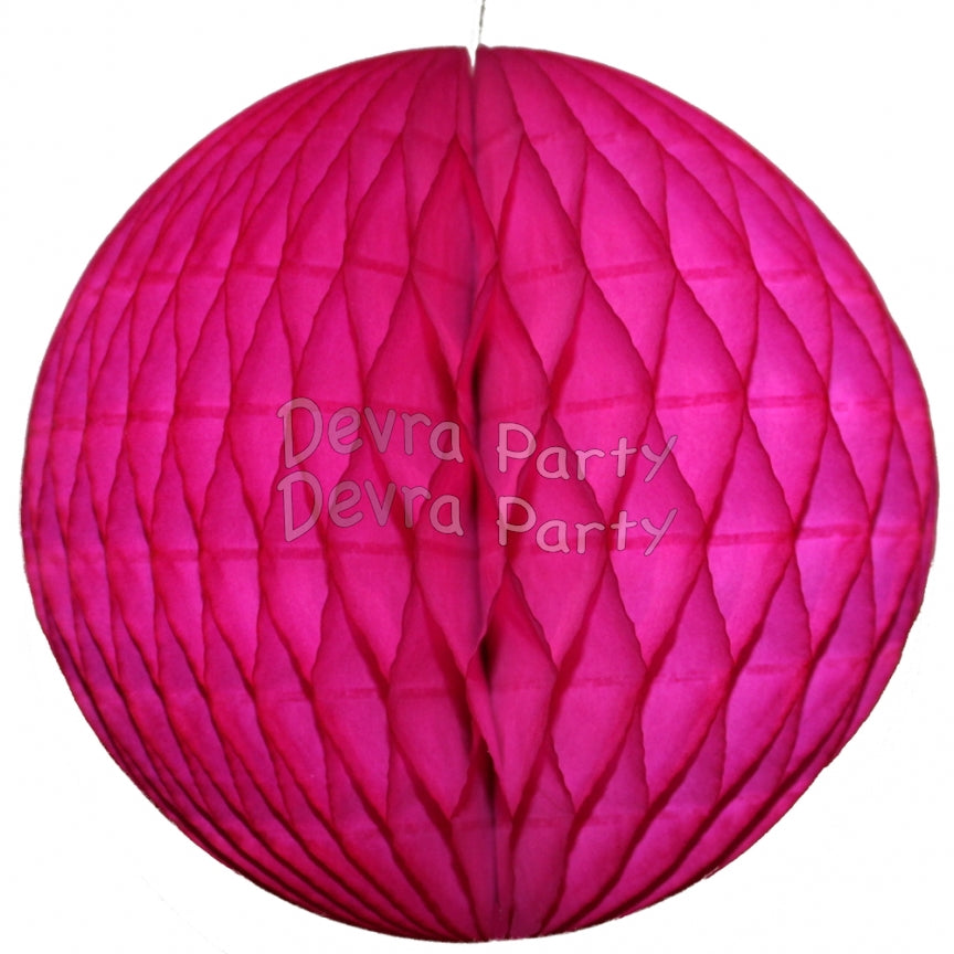 Honeycomb Tissue Paper Decoration Ball (Multiple Sizes & Colors)