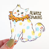 Clown Cat - Sticker