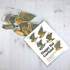 Happy Bats Illustrated Garland