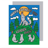 Social Type Father's Day Card Leader of our Pack