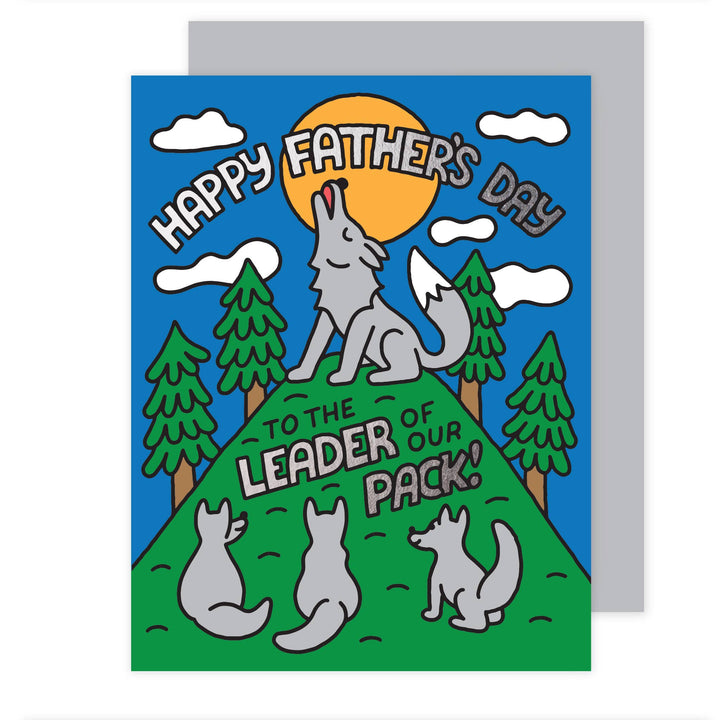 Social Type Father's Day Card Leader of our Pack