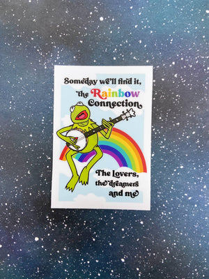 Vinyl Decal - Kermit the Frog - The Rainbow Connection