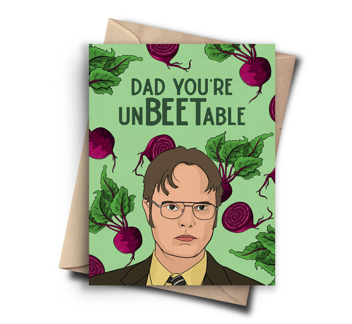 Pop Cult Paper Father's Day Card The Office UnBeetable