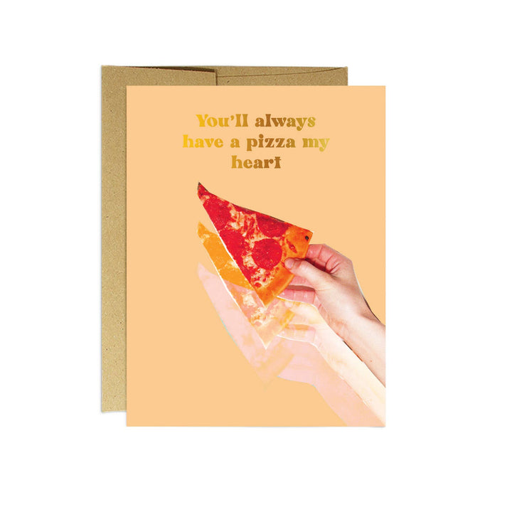 Pizza My Heart Love Card