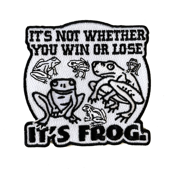 Arcane Bullshit Embroidered Patch It's Frog