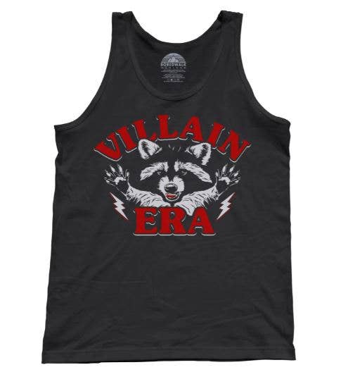 Boredwalk Black Tank Villain Era Raccoon