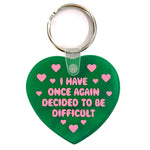 Krystan Saint Cat Heart Keychain Decided to Be Difficult