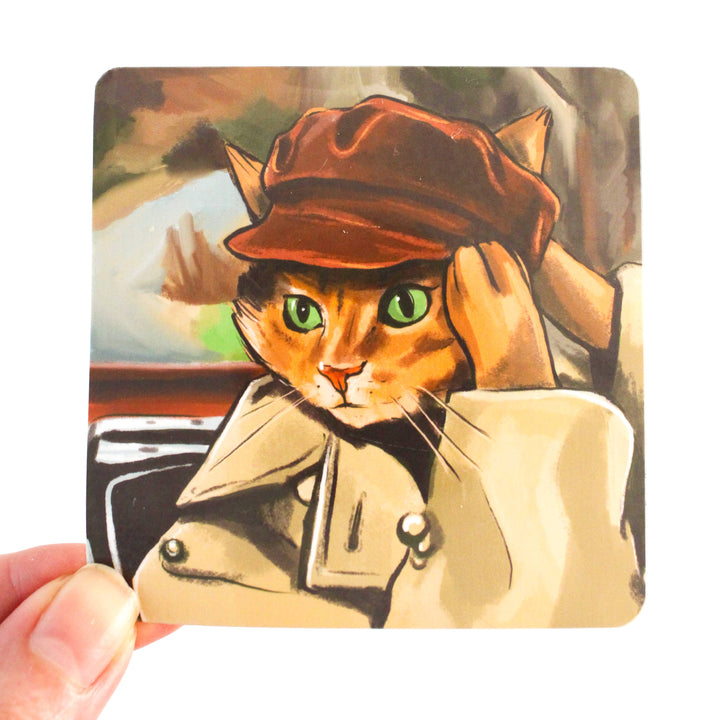 Swiftie Cat "RED" Vinyl Sticker