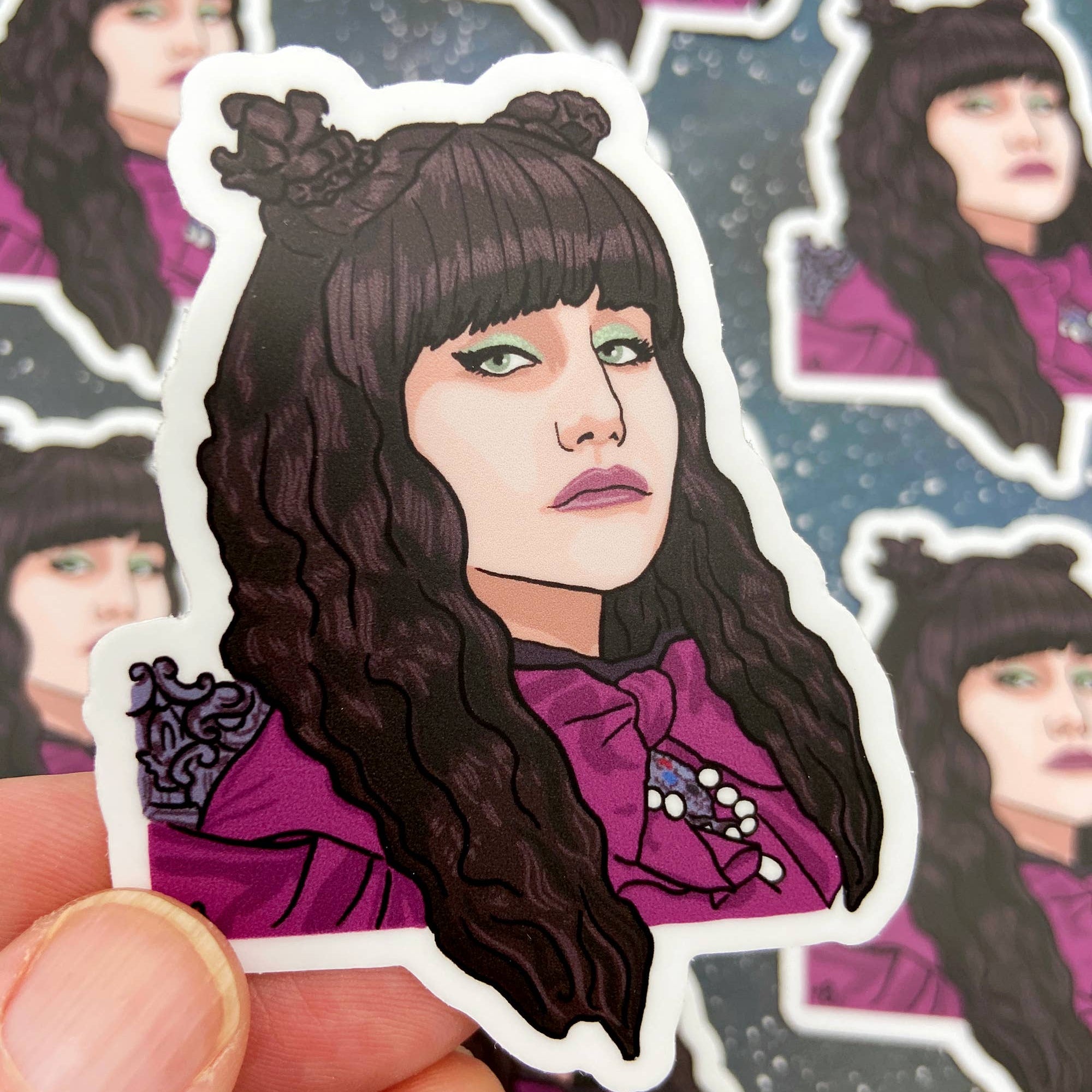 Red Swan Sticker Nadja What We Do in the Shadows