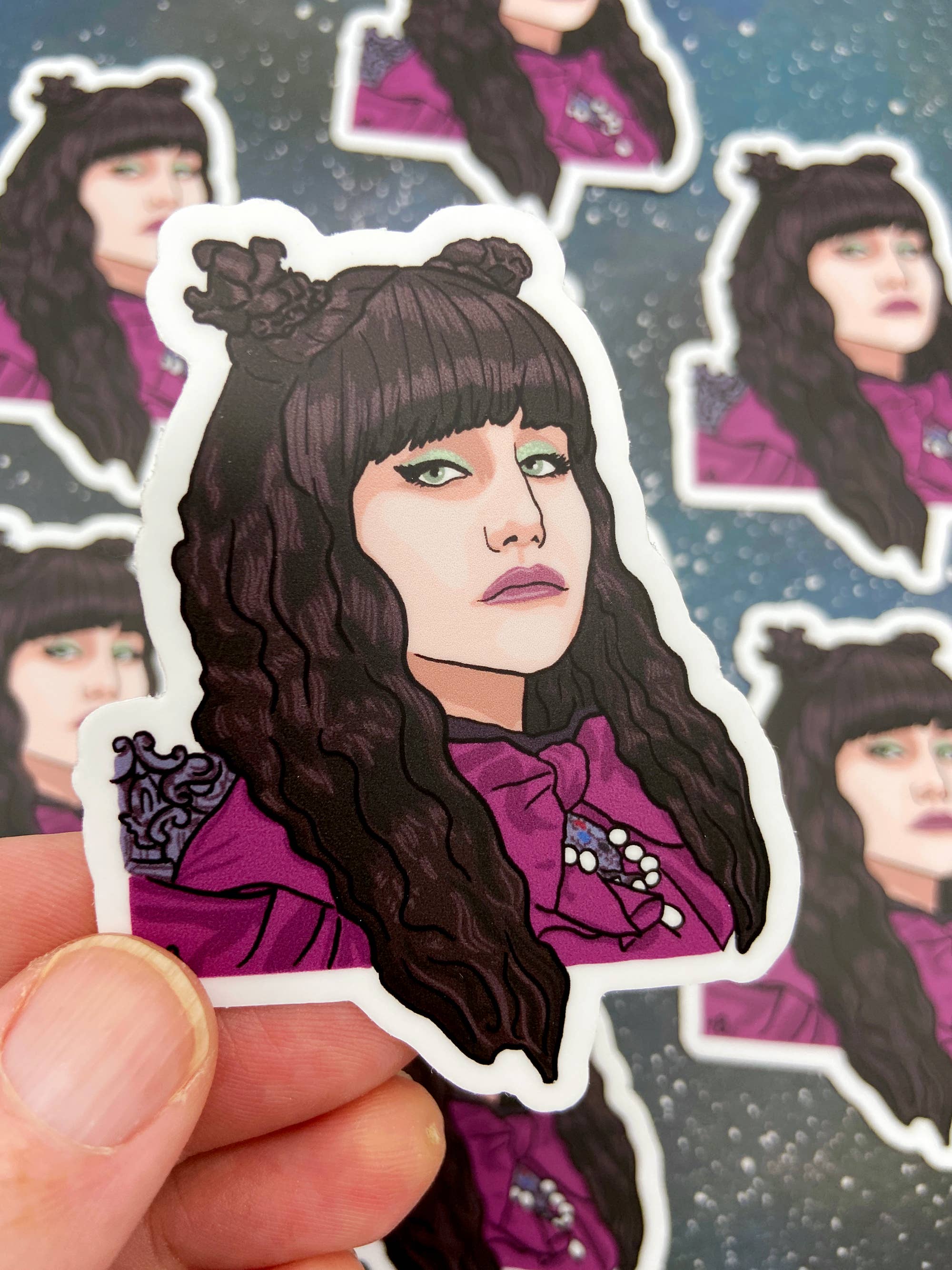 Red Swan Sticker Nadja What We Do in the Shadows