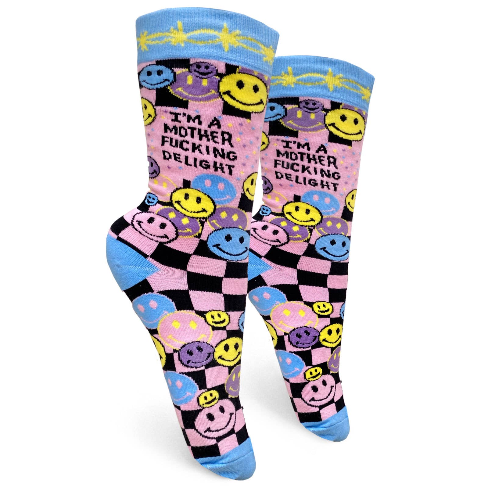 Groovy Things Women's Sock I'm a Mother Fucking Delight