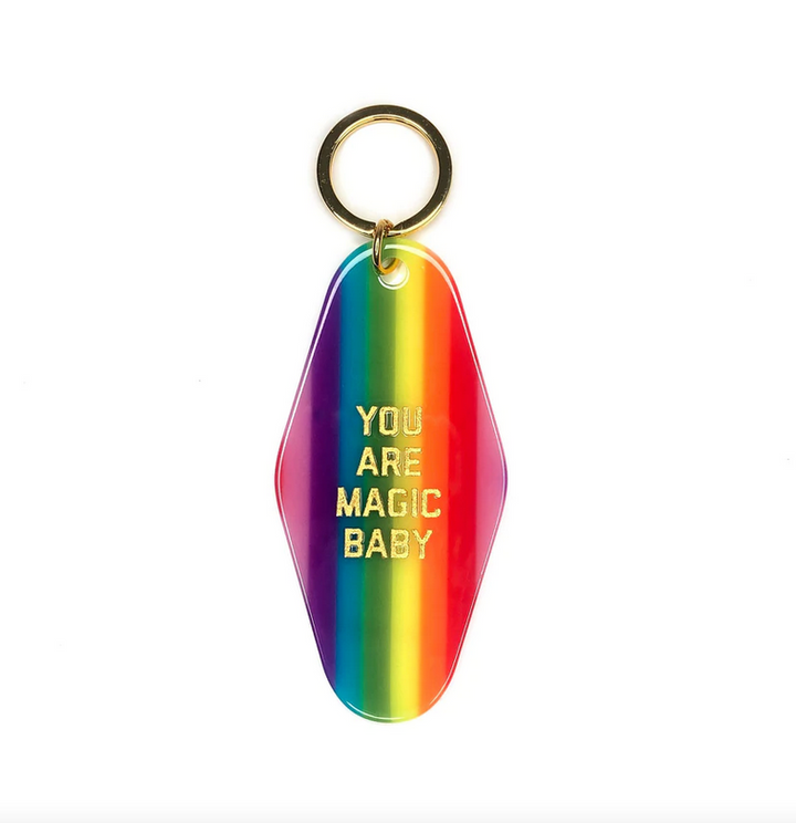 Golden Gems Hotel Keychain - You Are Magic Baby
