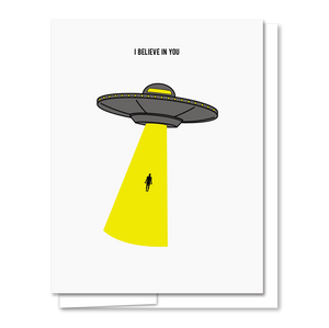 UFO - Illustrated Funny Everyday Card