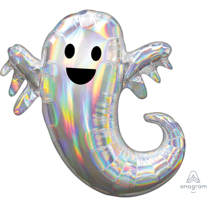 Iridescent Ghost Foil Balloon