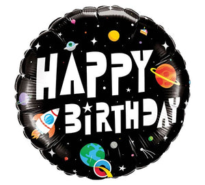 Space Birthday Foil Balloon