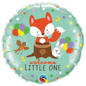 Welcome Little One Baby Fox & Friends Foil Balloon
