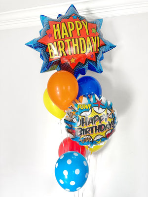 Superhero Birthday Balloon Bundle