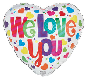 We Love You Heart Balloon