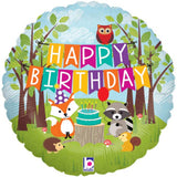 Woodland Friends Birthday Foil Balloon
